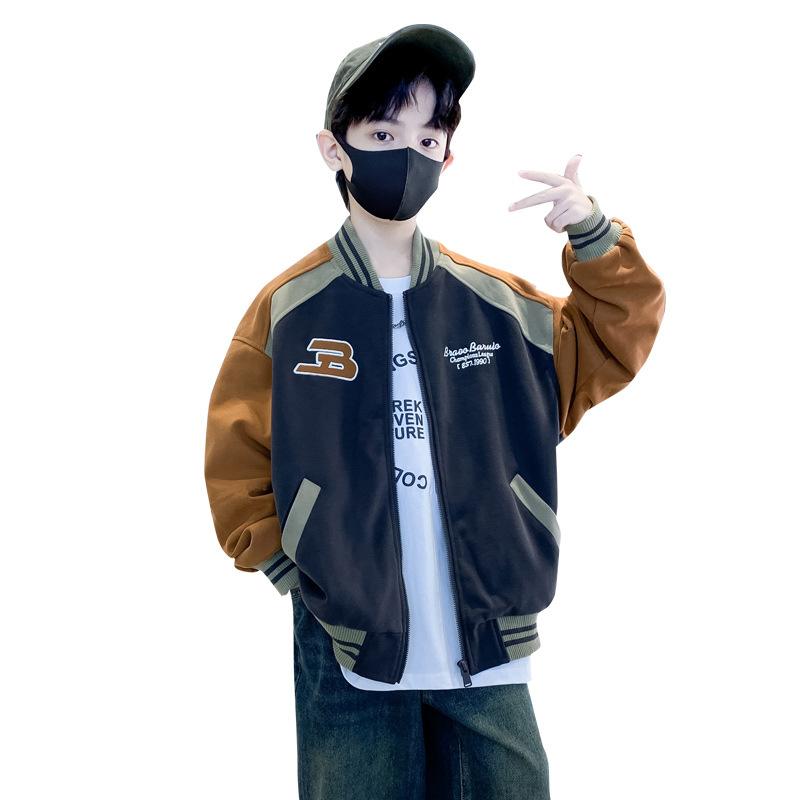 子供服 野球 ジャケット 秋冬 男の子 中学生 アウター ジャンパー 綿 120cm 130cm 140cm 150cm 160cm 170cm