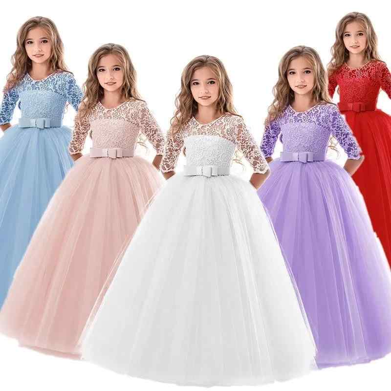 子供用ドレス 女の子 蝶結び チュール 花柄 結婚式 発表会 プリンセス パーティードレス チュールスカート 春夏 秋冬