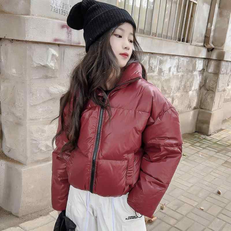 子供服 ダウンジャケット ガールズ ショート丈 秋冬 白ダックダウン ゆったり 厚手 無地 かわいい おしゃれ アウター ジャケット 120cm 130cm 140cm 150cm 160cm 170cm|Tanzan