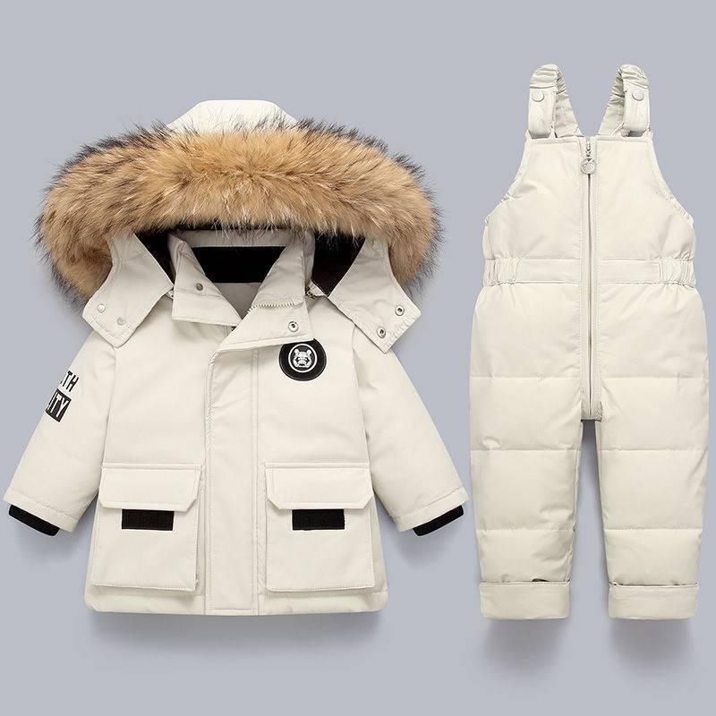 ベビー服 御坊っちゃん 落ち込む上衣 セットアップ 上下仕かける お子さん 小わっぱ 冬 朦朦たる 中綿 あったか 80 90 100 110珊 コート・ジャケット-キッズファッション