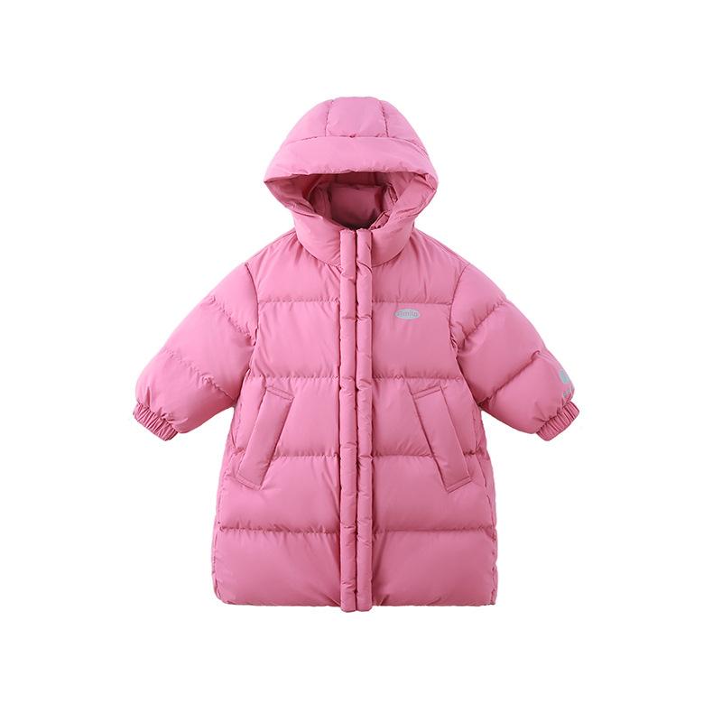 赤ちゃん用落ち込む上衣 中綿入り口・入口アウター 赤ちゃん服 秋冬 中長丈 トップス 防寒 80 90 100 110 120 130 140糎 サクラ色系 薄墨色 カーキ 黒いこと