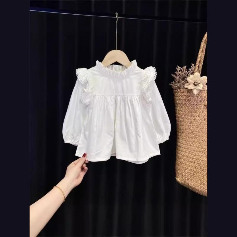 子供用セットアップ キッズ 女の子 長袖シャツ デニムパンツ 2点セット 春秋 かわいい おしゃれ 80 90 100 110 120 130 140cm