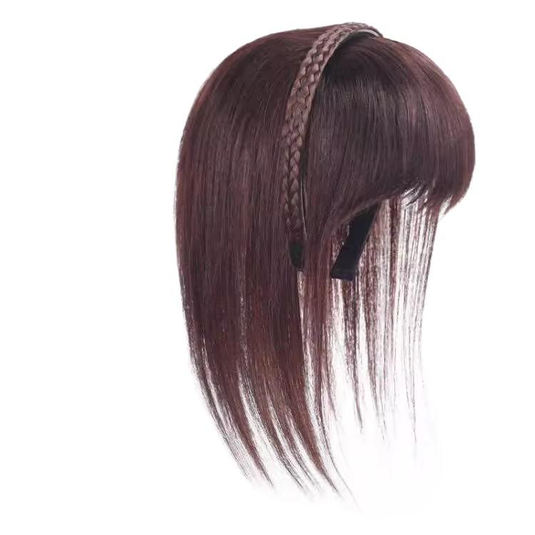 つけ毛 レディース ヘアピース 前髪付き 3D 発? ウィッグ トップカバー 白髪隠し 増毛 自然 黒髪 茶髪 25cm 40cm