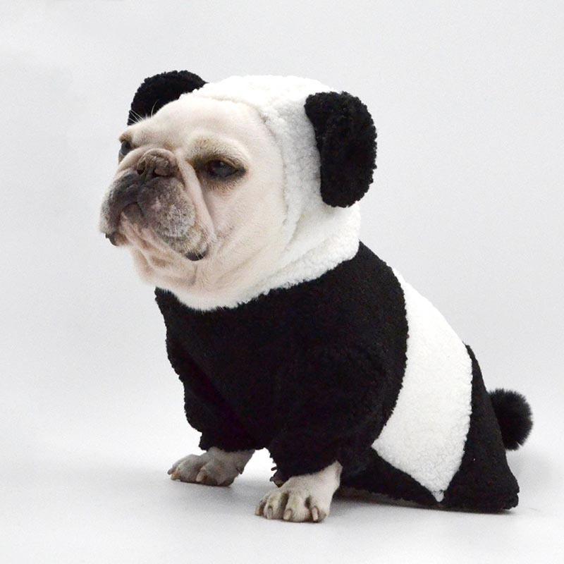ペット服 犬服 秋冬 熊猫 ハロウィン ポリエステル 小型犬 中型犬 衛衣 コスチューム