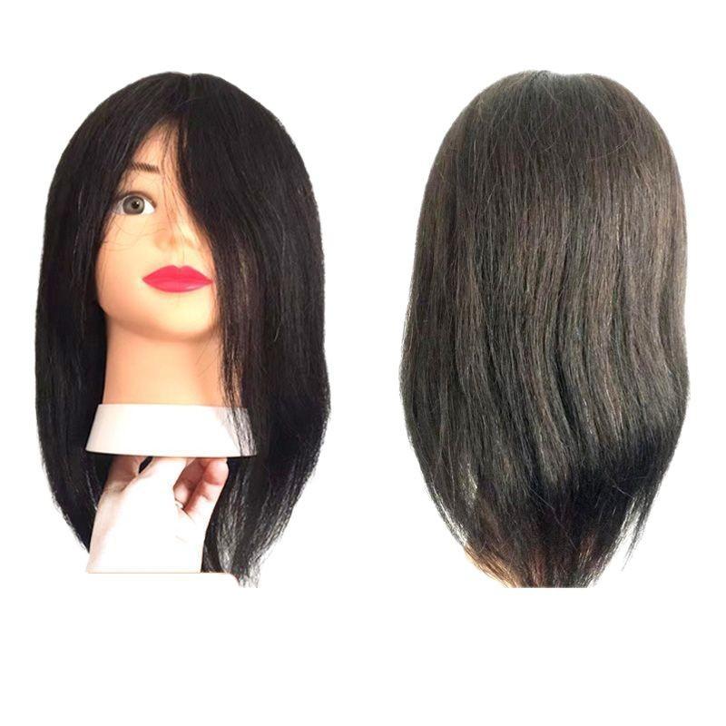 その他仮装 全真髪 カット練習用 ウィッグ ヘアマネキン 漂白 染色 パーマ カラーリング ヘアアレンジ 洗髪可能