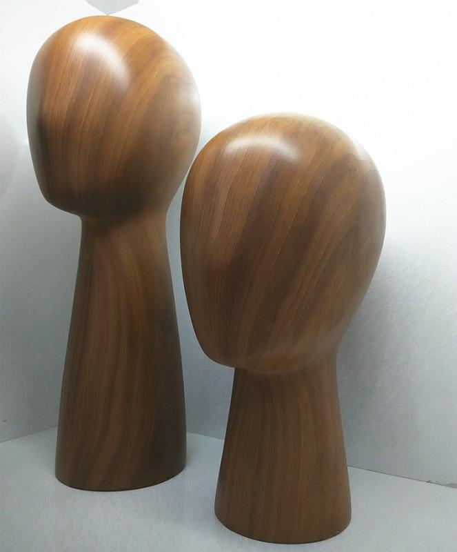 マネキン レディース 木目調 帽子 かつら ウィッグ メガネ サングラス アクセサリー スタンド ディスプレイ 高低 セット|Tanzan