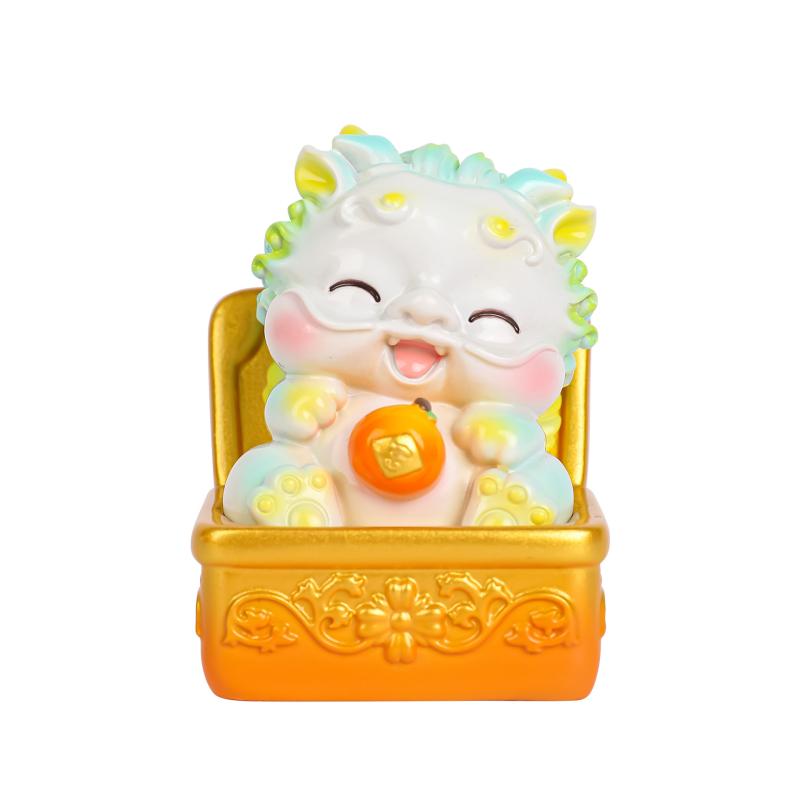 置物 オブジェ かわいい 樹脂 貔貅 ヒキュウ 盲盒 縁起物 金運 ラッキーアイテム 装飾 デコレーション リビング 玄関 卓上