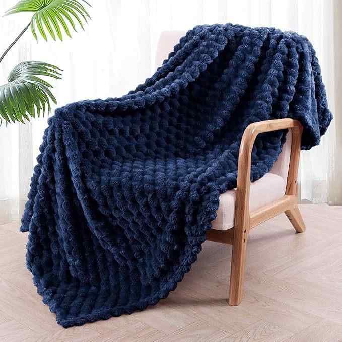 毛布 ブランケット ひざ掛け ポリエステル チェック柄 イエロー 無地 柔らかい あったか 暖かい 秋冬 180cm×200cm