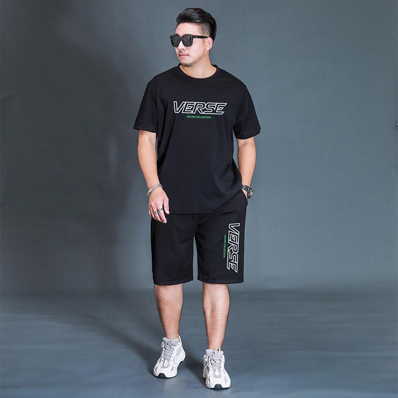 メンズ カジュアル セットアップ 半袖Tシャツ 短パン 上下セット コットン 部屋着 ルームウェア ブラック 大きいサイズ ゆったり 普段使い