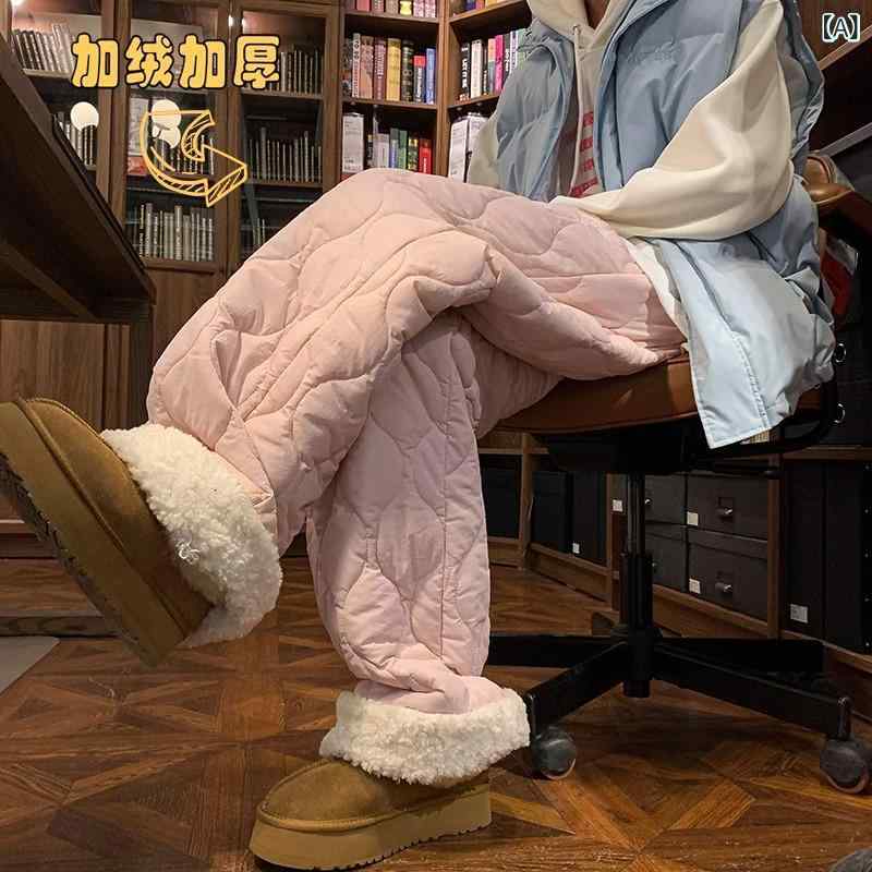 パンツ 男性用 防風 防水 暖パン 裏起毛 ロングパンツ カーゴパンツ ストレート 秋冬 ピンク系 グリーン ブラック カーキ