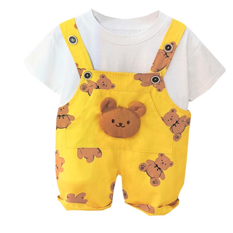 キッズ ベビー服 夏物 半袖 短パン 上下セット 薄手 コットン 幼児 男の子 ボーイズ 73CM 80cm 90cm 100cm 110cm かわいい おしゃれ