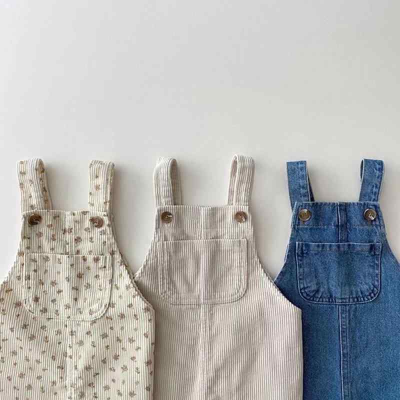キッズ ベビー服 子供服 背負い式ズボン コットン デニム オーバーオール ロングパンツ 73CM 80cm 90cm 100cm 110cm 120cm かわいい 花柄 無地 普段着 春秋
