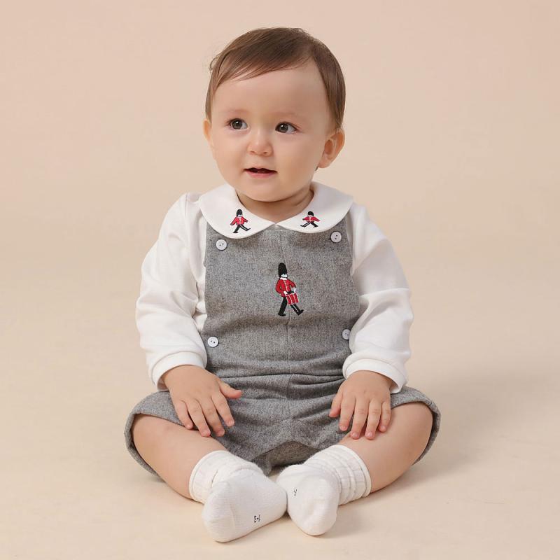 子供用セットアップ ニットトップス サロペット ベビー服 上下セット 2点セット 長袖 コットン100% 幼児 かわいい カートーン柄 秋冬