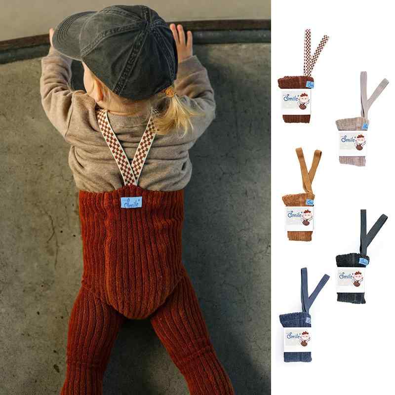 子供用パンツ 秋冬 ベビー キッズ 男の子 女の子 コットン 背当て付き ズボン 長ズボン 高腰 73CM 80cm 90cm 暖かパンツ