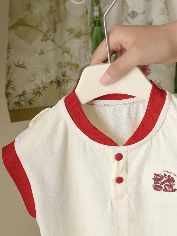 ベビー服 上下セット 夏物 半袖トップス サロペット ショートパンツ 2点セット かわいい 赤ちゃん 乳幼児 男の子 女の子 73CM 80cm 90cm 100cm