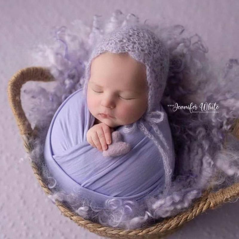 ベビー コスチューム用小物 新生児 写真撮影用 編み込み 収納 バスケット 蒲草