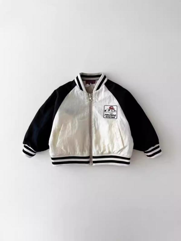 ベビー服 ジャケット 春秋 ベビー・キッズ リバーシブル 野球服 ジャンパー ジップアップ カーディガン コットン 学院風 かわいい おしゃれ 73CM 80cm 90cm 100cm 110cm 120cm 4,700円