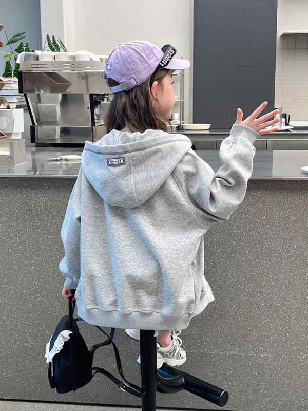 子供用 ジャケット 女の子 パーカー 春物 長袖 薄手 スポーツ 普段使い 韓国風 110cm 120cm 130cm 140cm 150cm 160cm 170cm
