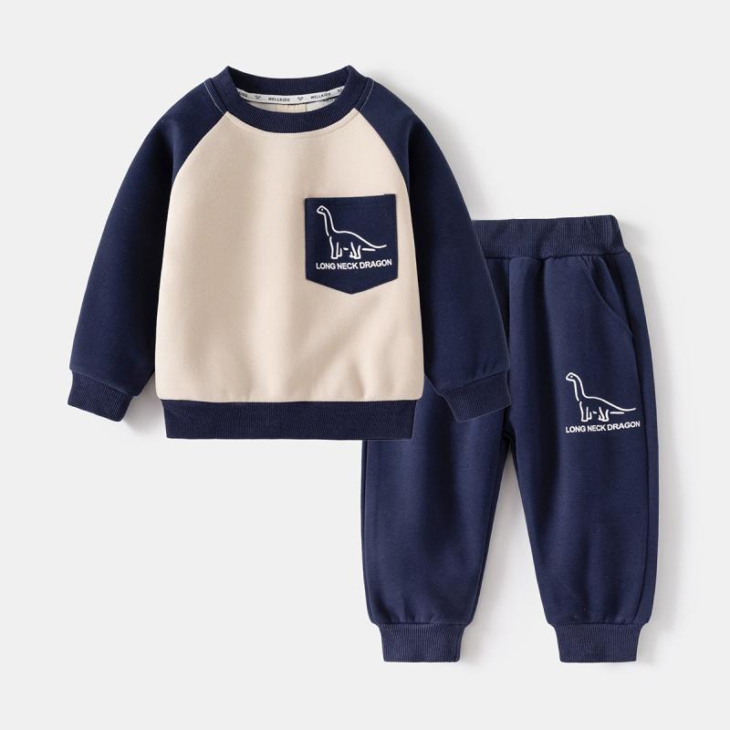子供用ジャージ 上下セット 男の子 配色 スウェットパンツ 2点セット 春秋 普段使い