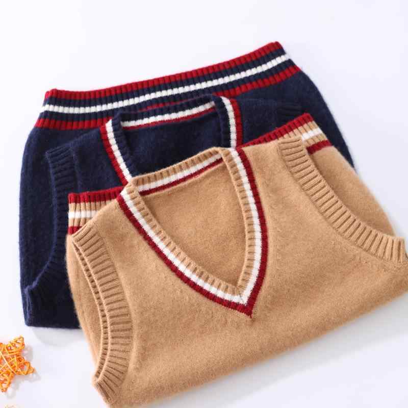 赤ちゃん服 限りない V素っ首 羊毛 編み物 男女兼用 もの言う花 絨毛 ベスト 朦々たる 色彩設計 間借り人 無地 100糎 110糎 120糎 130糎 140糎 150糎 160糎