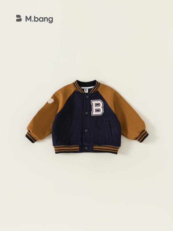 ジャケット キッズ 男の子 女の子 秋物 撞色 アメリカン レトロ 野球服 ジャンパー アウター ボーイズ ガールズ おしゃれ 80 90 100 110 120 130 140