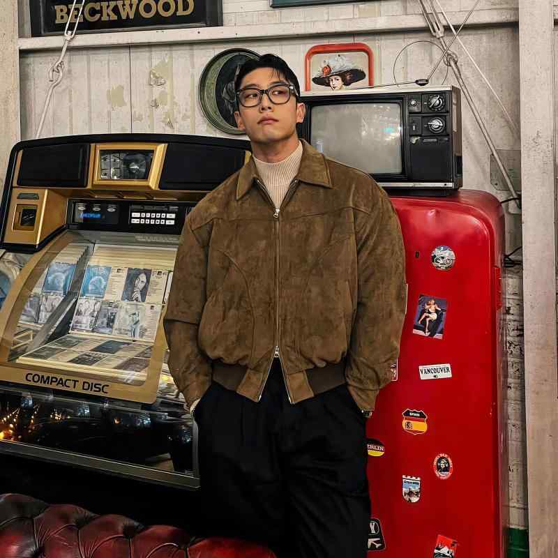 ジャケット 男性用 秋冬 港風 レトロ ショート丈 スエード調 ブルゾン ジャンパー アウター 普段使い ブラウン ブラック