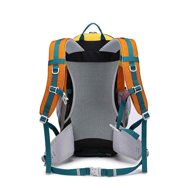 背嚢 メンズ レディース 30L アウトドア 山登り うしろ側風呂敷き包み 軽さ 雨合羽 大電気容量 通気性 耐摩耗性 オレンジ色 カーキ