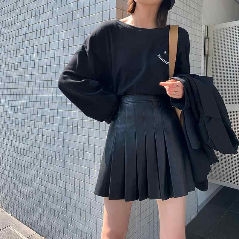 スカート レディース 羊革 本革 ラムレザー Aライン フレアスカート ミニスカート ハイウエスト ひざ上丈 黒 ブラック 秋冬 通勤 きれいめ 美脚効果 上品｜Tanzan