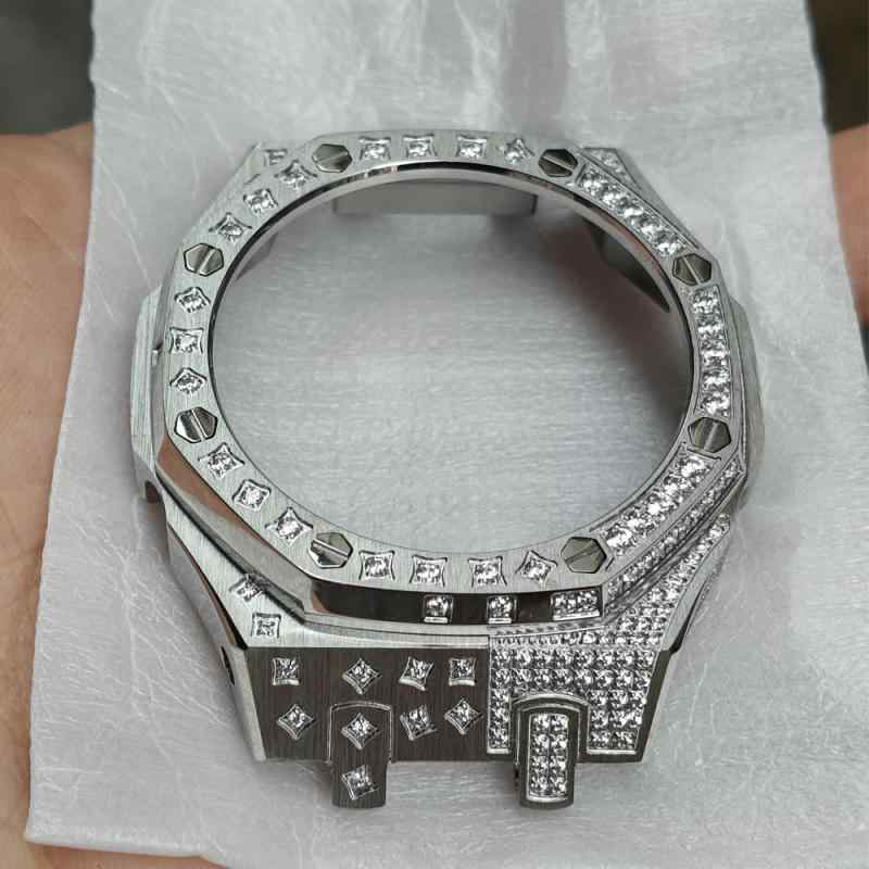 ウォッチ GA2100 カスタム ステンレス鋼 入れもの ?石 思われ人胴締め 金属元素ダンス楽隊 古典派音楽