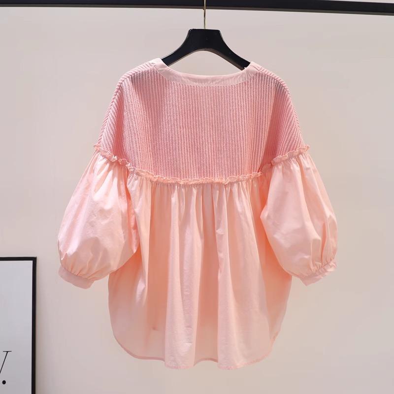シャツ ガールズ 子供服 春秋 半袖 トップス 女の子 中大童 8歳以上 かわいい おしゃれ 無地 綿100% ピンク系 オフホワイト 白 110cm 120cm 130cm 140cm 150cm 160cm