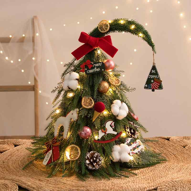 クリスマスツリー ミニ 卓上 DIY ノーブルモミ クリスマスツリー オーナメント 装飾品 かわいい オシャレ