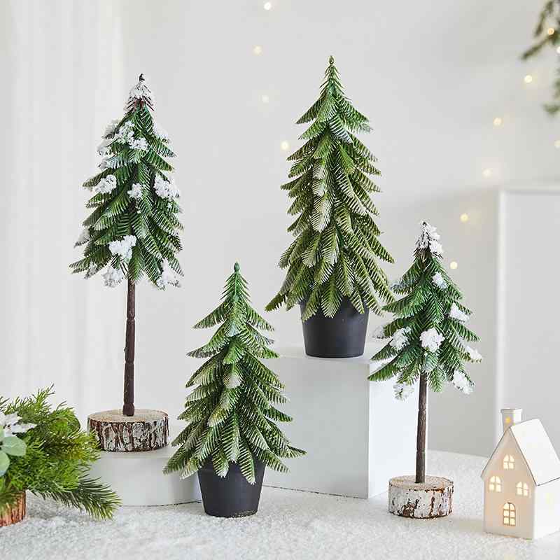 クリスマスツリー ミニ 卓上 22cm PE製 クリスマス デコレーション ディスプレイ 飾り付け オーナメント イベント パーティー リビング 部屋