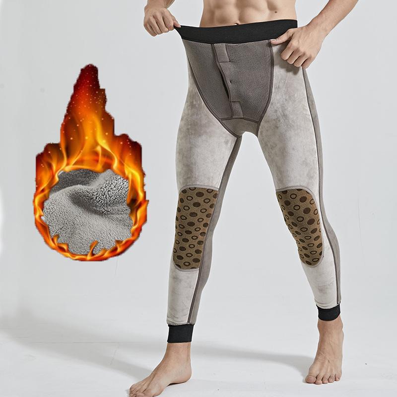 パンツ 男性用 高齢者 向け 裏起毛 あったか インナー スパッツ 厚手 ウエストゴム 伸縮性 防寒 暖かい 冷え対策 秋冬