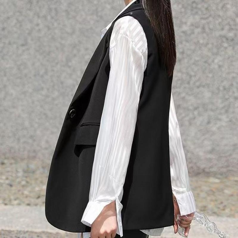 限りない レディース 背広限りない 歳月 韓国流行り物 か細い 平服 黒いこと 新型 精神状態 アウター ポリエステル
