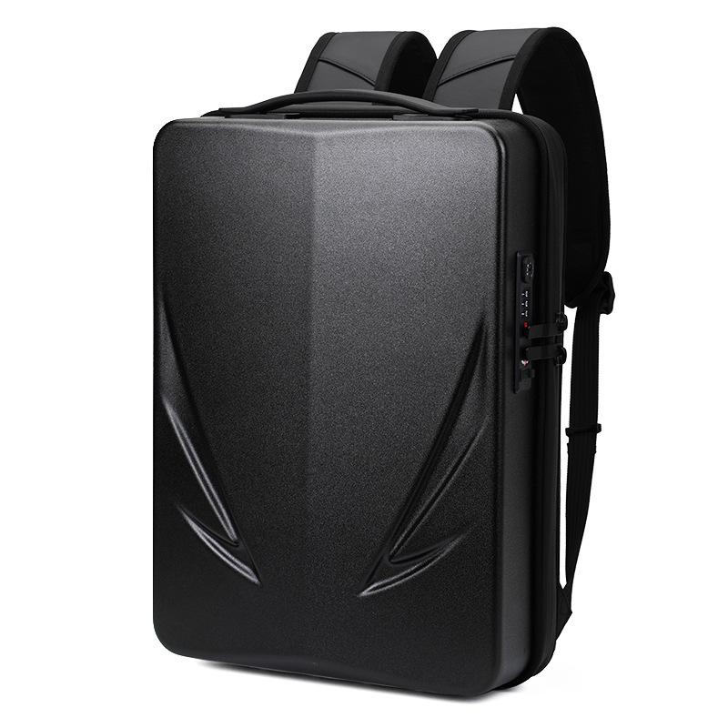 リュック メンズ 男性用 PCバッグ PC ハードシェル 耐水 撥水 20L以下 通勤 通学 ビジネス トラベル 旅行 衝撃吸収 黒 緑 シルバー｜Tanzan
