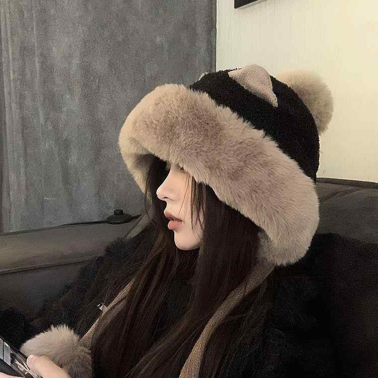 帽子 レディース 秋冬 かわいい 耳あて付き 防寒 あったか 小顔効果 韓国風 ふわふわ もこもこ おしゃれ ハット キャップ 普段使い