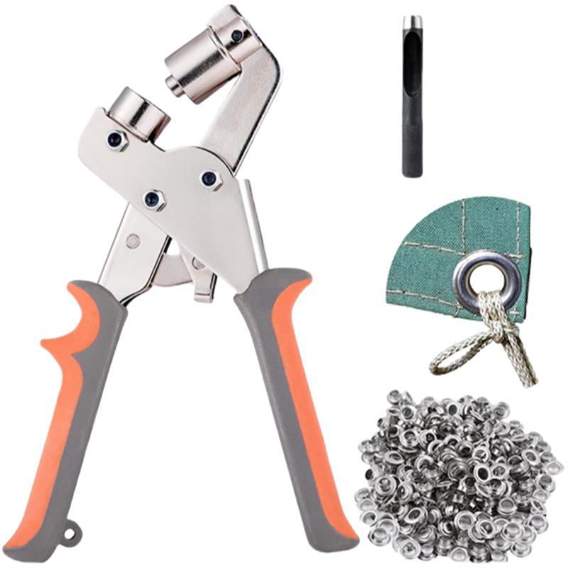 ハトメ 穴あけポンチ 工具セット 鳩目 シルバー ゴールド 10mm 靴 テント タープ DIY 手芸 服飾 鞄 カバン