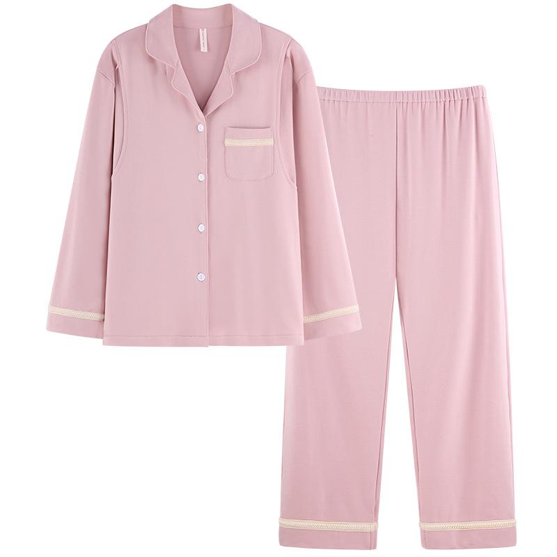 マタニティウェア レディース 長袖 パジャマ 授乳服 綿 部屋着 ルームウェア 大きいサイズ セットアップ 春夏秋冬