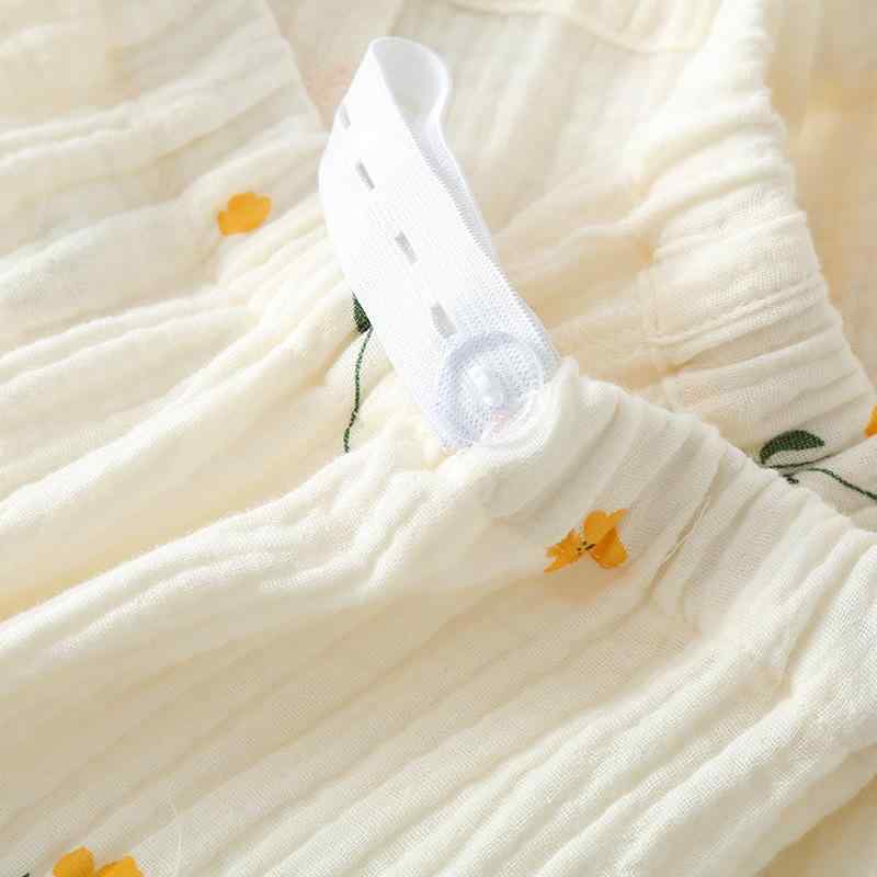 マタニティウェア レディース 授乳服 綿100% 産後 ホームウェア セットアップ 長袖 長ズボン 春夏秋 吸汗 通気性 薄手 風車菊柄 M L XL