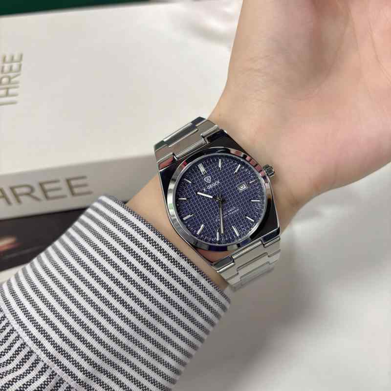 腕時計 メンズ 男性用 ファッションウォッチ 防水 カレンダー 夜光 ステンレス アナログ 薄型 軽量 ビジネス カジュアル シルバー ブラック ブルー グリーン ゴールド