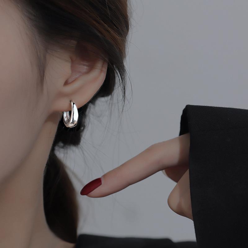 イヤリング レディース s999 純銀製 サークル リング フープ ピアス シルバー アクセサリー シンプル 光沢 小さめ 大きめ 高級感 ラグジュアリー 上品 エレガント