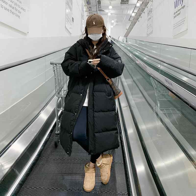 羽毛 ダウンジャケット レディース マタニティウェア 冬服 ロング丈 ゆったり 妊婦 新年 レッド ブラック ポリエステル|Tanzan