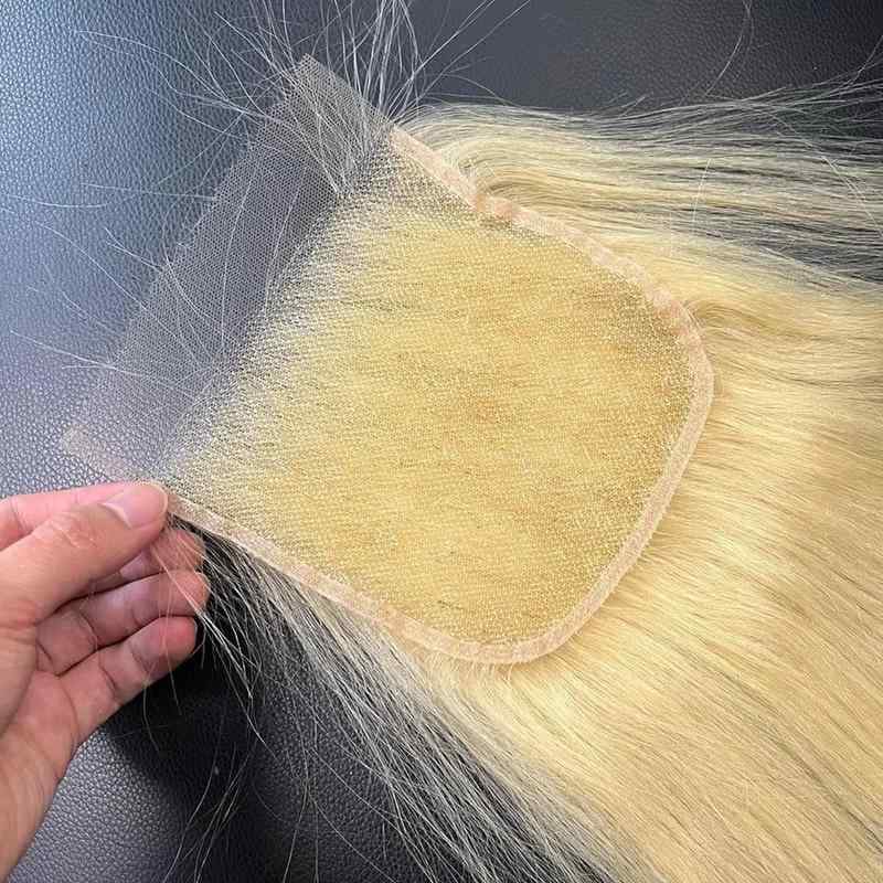 ヘアピース レディース ブロンド ストレート レース 女性用 人毛100% 通気性 快適 10インチ 12インチ 14インチ 16インチ 18インチ 20インチ 22インチ|Tanzan