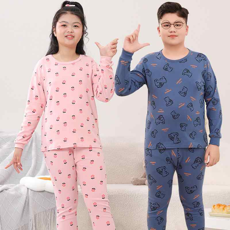 子供用パジャマ 男の子 女の子 中大サイズ コットン 厚手 あったか 寝巻き ルームウェア 上下セット 140cm 150cm 160cm 170cm 180cm 190cm グレー サッカー 宇宙飛行士 花柄 クマ 4,236円