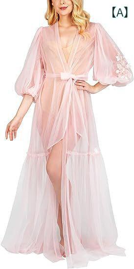 御芽出度 衣裳 レディース 御芽出度 ロング丈 薄っぺら チュール ポリエステル 寄り合い 映画化用 ナイト爵衣裳 9分袖 Vのど首 透け感 雅びやか 仙女 雅びやか パステルカラー