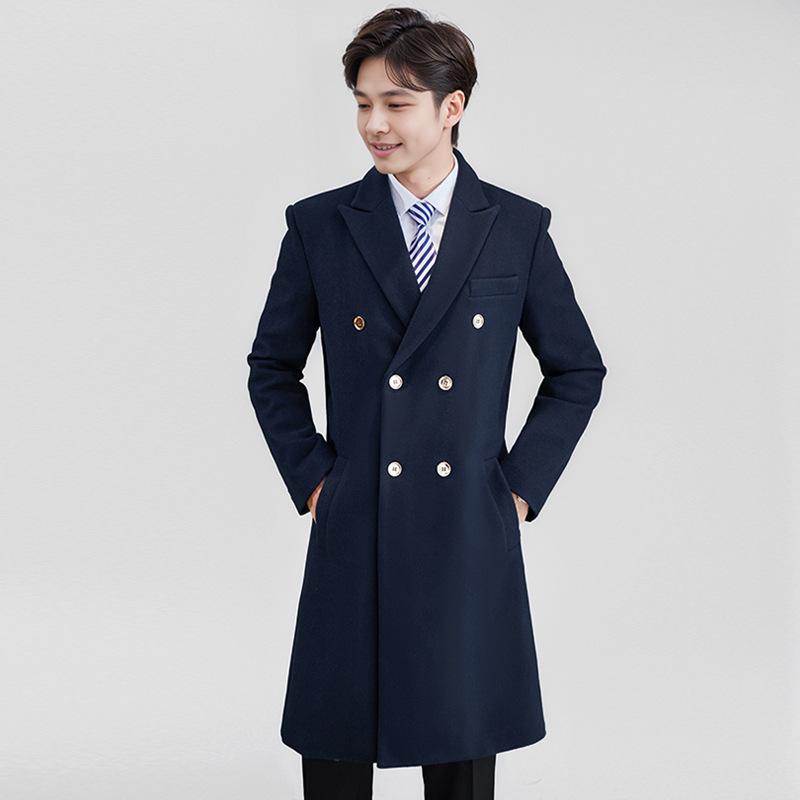 コート レディース メンズ ウール ポリエステル混紡 事務服 受付 制服 フォーマル ビジネス オフィス ホテル ブライダル 4S店 販売員 仕事着 ブルー ブラック 無地 長袖|Tanzan