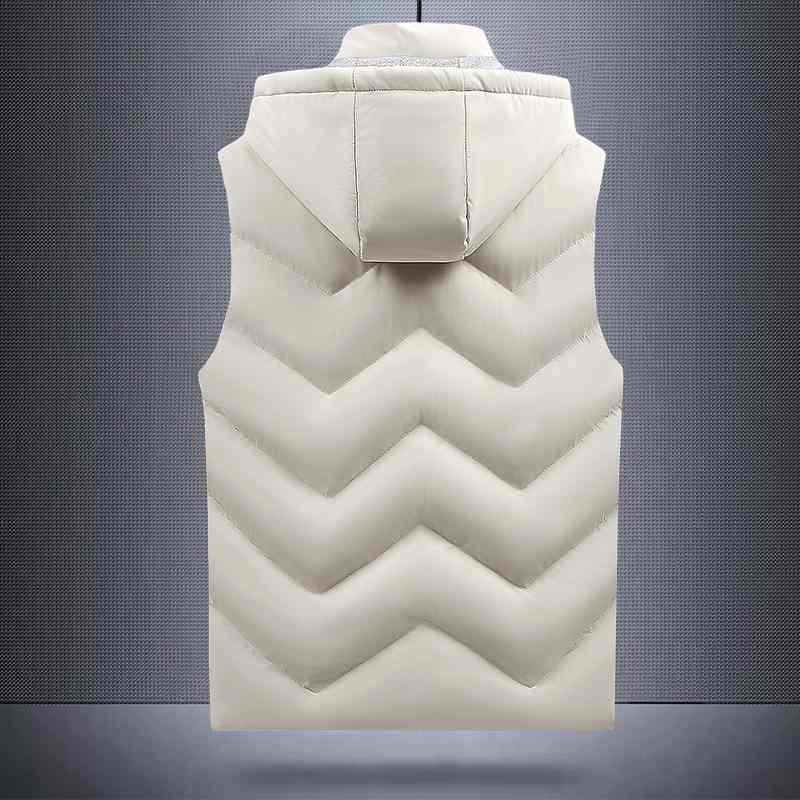 ベスト 男性用 大きいサイズ 防寒 立襟 無地 中綿入り チョッキ 普段使い アウトドア ミリタリー スタイル 秋冬