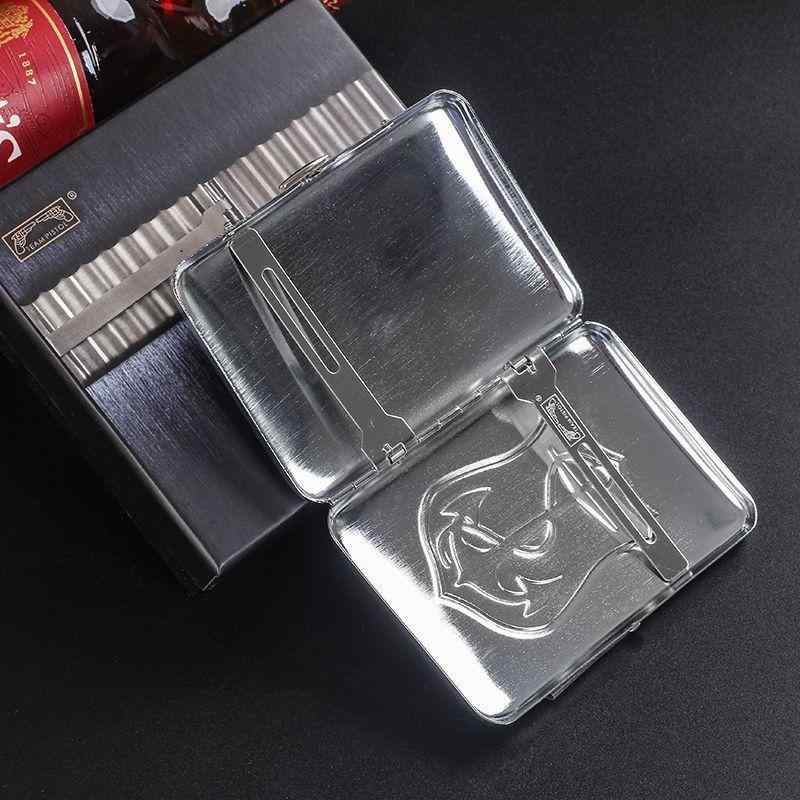 タバコケース 金属製 シガレットケース 起錨 船 錨柄 クリエイティブ 高級感 コレクション 収納 誕生日 記念日 プレゼント
