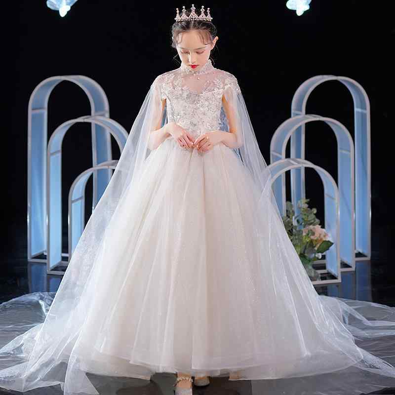 小わっぱ用 フォーマルドレス お姫様御召しもの お花御嬢さん 洋琴 告げ知らせる会 御芽出度御召しもの 御嬢さん ロング御召しもの ポリエステル