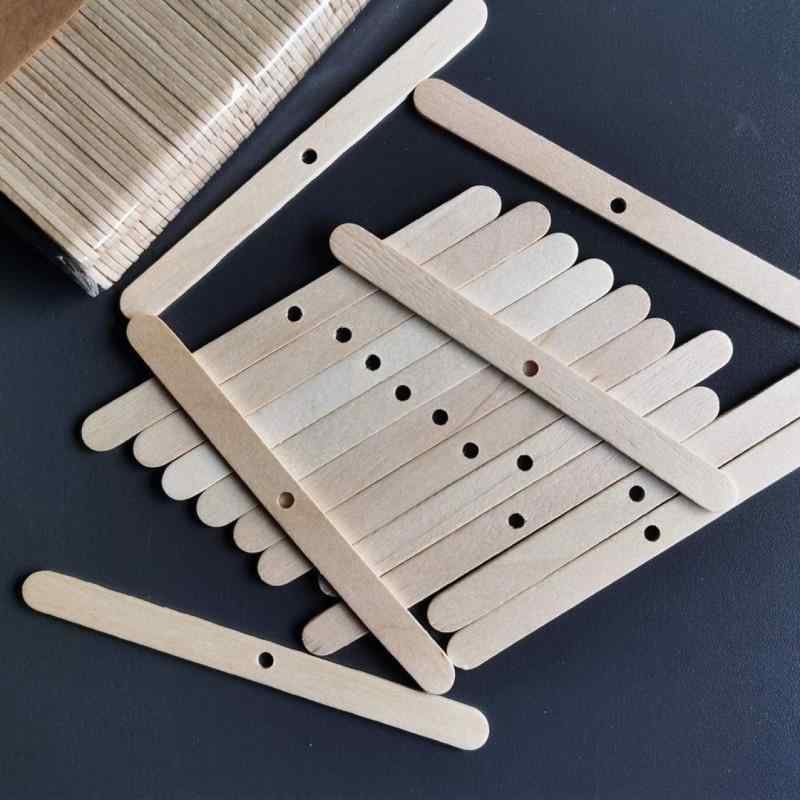 アロマキャンドル 芯固定板 木製 手作り キャンドル材料 工具 ランタン 芯ホルダー 原木色